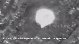 Lebanon: Strike on Hezbollah infrastructure in the area of Tyre