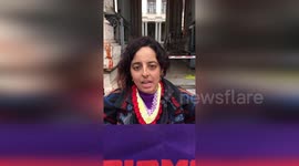 Italy: Activists Hurl Paint Balloons at Ministry in Fiery Protest Against Patriarchy