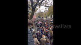 UK: Huge crowd of people at Farmers protest in London