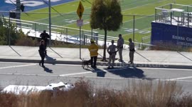 US, Los Angeles: Chatsworth Bomb Threat Closes 118 Freeway