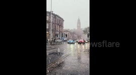UK: Heavy Snow Falls in Belfast