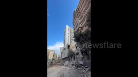 Lebanon: Destruction caused by Israeli strikes in Beirut