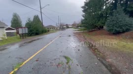 Canada: Damage From Bomb Cyclone in BC