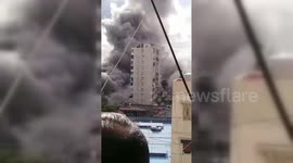 Lebanon: Israeli raid that targeted Haret Hreik in the southern suburb of Beirut, a short while ago