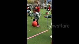 Chinese kindergarten goes viral for its intense activities that its student carry out in robotic fashion