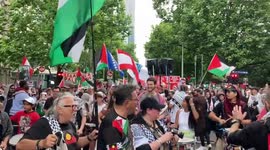 Australia: People hold march for Palestine in Melbourne