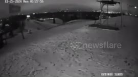 DHL plane crashes and explodes in fireball in Lithuania