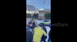 Türkiye: Turkish police attacked pro-Palestine activitsts while they were protesting in front of the Bursa Customs Directorate