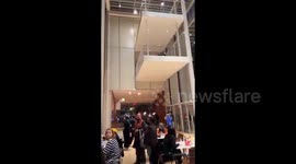US: Solidarity activists disrupted the Morgan Library and Museum in Manhattan to protest the cultural institution's ties to the Israel