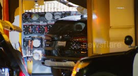 US, Los Angeles: West Los Angeles Woman Crashes BMW Into Guitar Center
