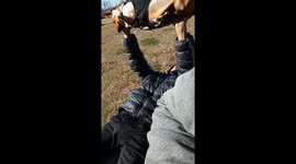 ATARDECER EN BUENA COMPANIA CON MI PERRHIJA ADORADA DE MI CORAZON