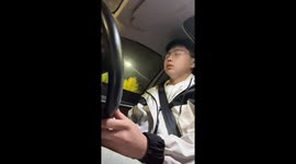 Chinese man combats drowsy driving with cash trick