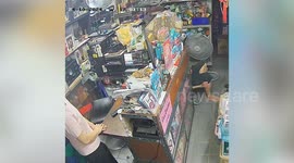 Bluetooth speaker suddenly explodes and bursts into flames in shop
