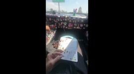 Girlfriend covers partner and his car in stickers