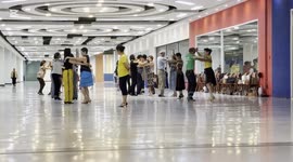 Practiceballroom dancing .