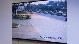 Ten injured when truck crashes into reversing car in India