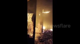 Lebanon: House Fire in Wadi Khalid After Israeli Raid
