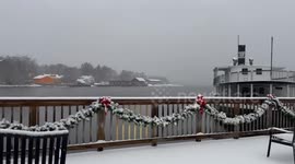Moosehead Lake Region of Maine Receives First Snowfall of the Season
