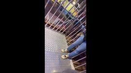 Thrilling pirate ship ride in Madrid