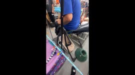 Person gets help after inversion table flip in El Paso, Texas, USA