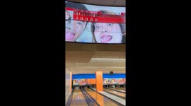 Bowler chases rolling ball after slip in Quezon City