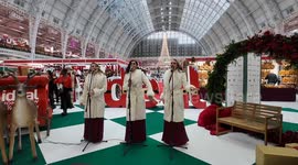 The opening of the Ideal Home Show At Christmas 2024