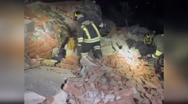 Italy: Gas Explosion Rocks Villa in Città Sant’Angelo, Rescue Efforts Underway