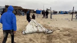 Winter rains pile misery on displaced Palestinians in war-torn Gaza