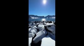 Mesmerizing scenery after snowfall on Changbai Mountain