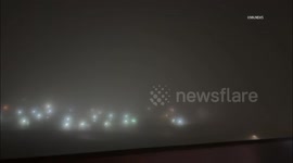 US, Los Angeles: Baldwin Park Overnight Fog on The Freeways