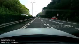 Driver’s Quick Thinking Saves the Day After Car Hood Flies Open on Highway