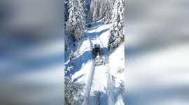 Türkiye: Snow-Clearing Emergency Vehicles Tackle Turkey’s Winter Roads