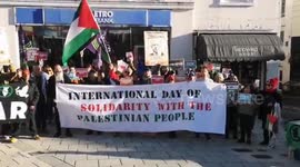 UK: Brighton holds rally in support of Palestine On International Day of Solidarity with the Palestinian People