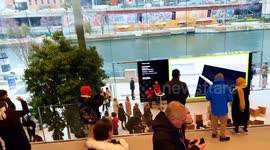 Black Friday: Pro-Palestine protesters disrupt Black Friday shoppers at Apple Store in Chicago