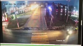 Car hits three girls at pedestrian crossing in Lipetsk Region, Russia