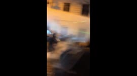 Protesters clash with police in Tbilisi, Georgia