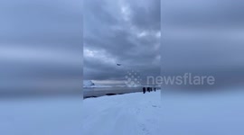 First long-haul flight lands at Nuuk Airport in Greenland