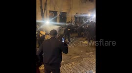 Georgia: Clashes Erupt At Protest Against Halt To EU Accession Talks In Tbilisi 3