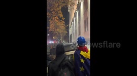 Georgia: Pro-EU Protesters Clash With Police For Second Night In Tbilisi