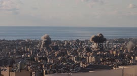 Smoke from Israeli airstrike on Beirut, Lebanon amid Hezbollah-Israel conflict
