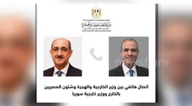 Egypt, Syria FMs discuss latest escalation in N. Syria