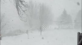 US: Disaster Emergency Declared As Lake Effect Snow Pummels Erie County, PA