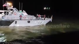Burmese warship attacks Thai fishing trawler killing sailor and capturing 31 others