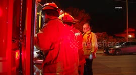 US, Los Angeles: Reseda Driver Crashes Into Parked Car And Flips