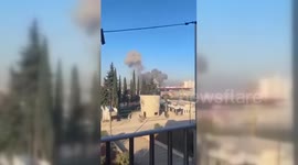 Syria: Syrian Aircraft Attack Rebels In Idlib