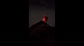 Volcán de Fuego erupting in Guatemala