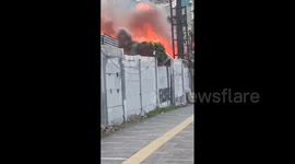 Indonesia: 1 Dead, Fire Erupts At Eviction Building In Salemba, Jakarta