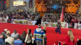 Hollywood parade 2024 in Hollywood, Los Angeles, California