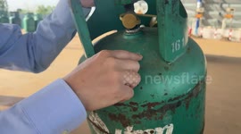 Police raid illegal gas cylinder factories in Thailand