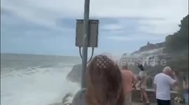 Russian bride-to-be, 24, found dead after being hit by wave while she did yoga on rocks